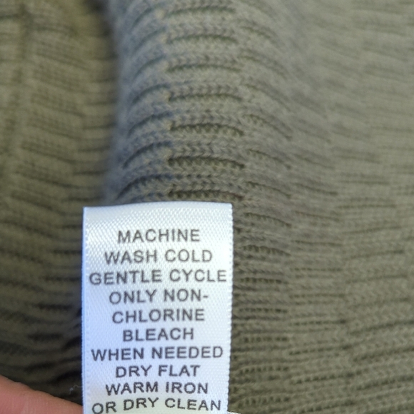 01558 Banana Republic Knit Belted Cardigan Green Size Medium preppy Business - Picture 7 of 7